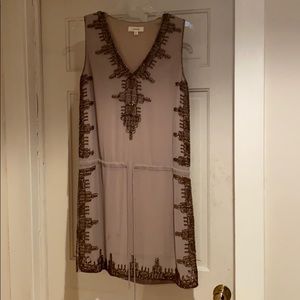 Beaded mini dress (size small)